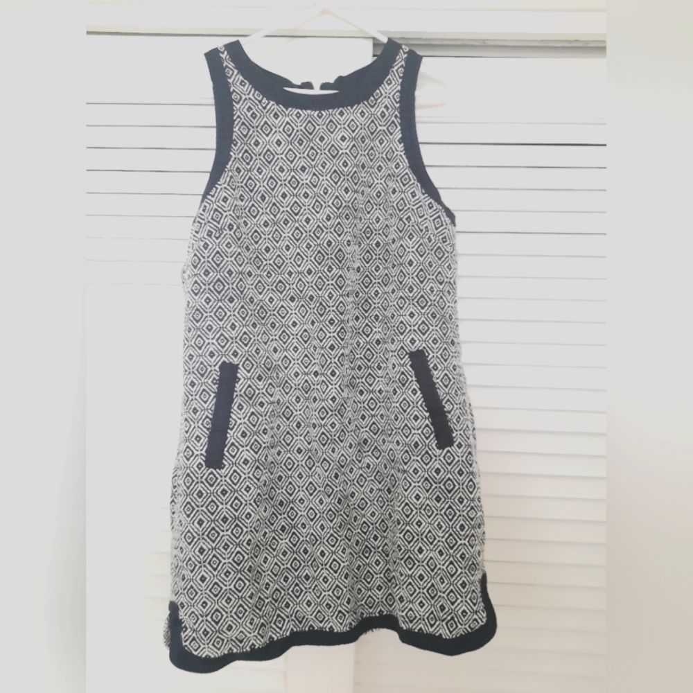 Banana Republic Black/white diamond dress